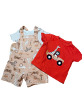 PEKKLE Ensemble salopette short 12 mois