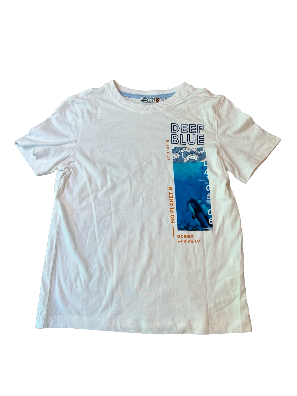 ORIGINAL MARINES T-shirt 7-8 ans