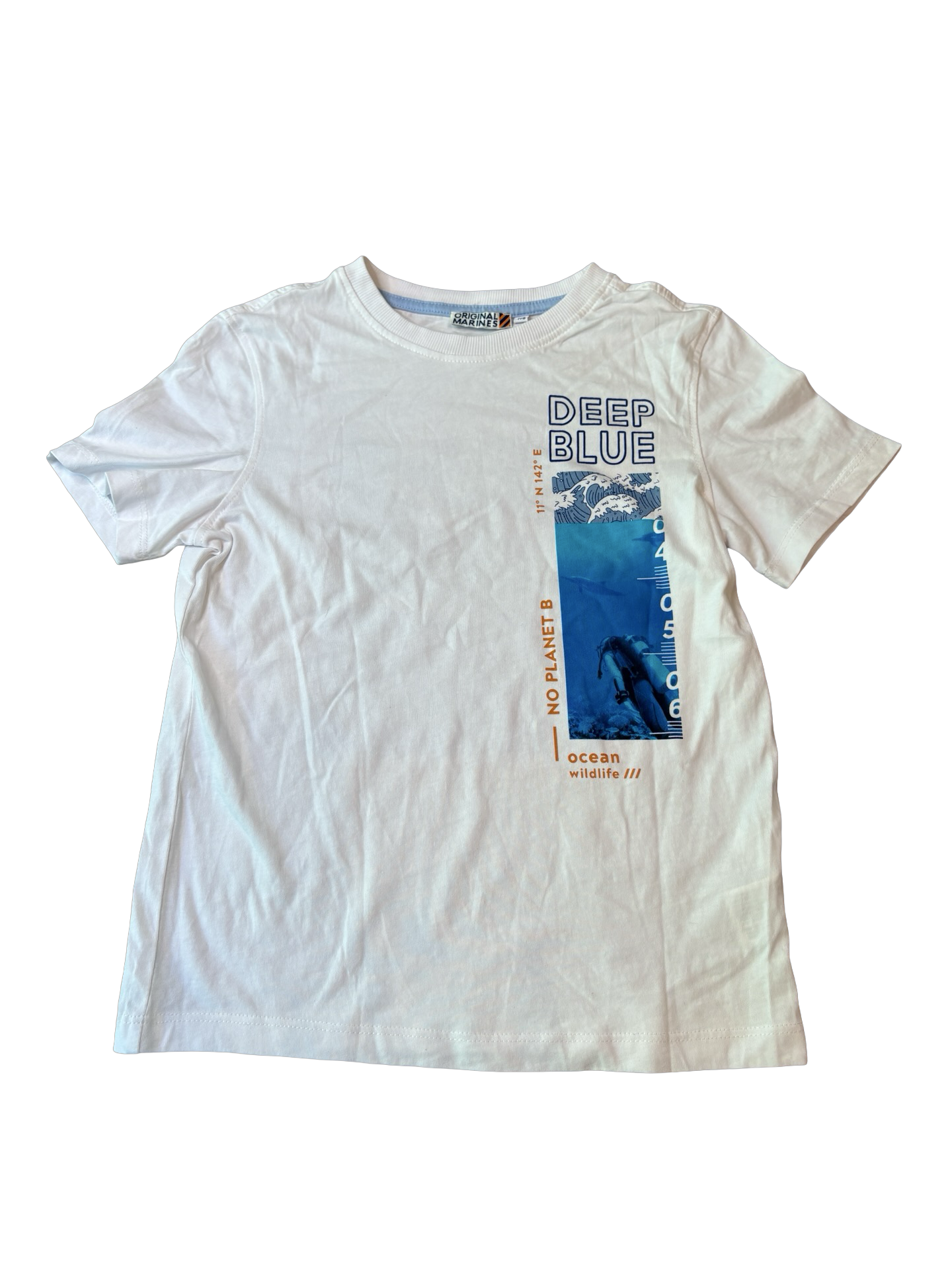 ORIGINAL MARINES T-shirt 7-8 ans