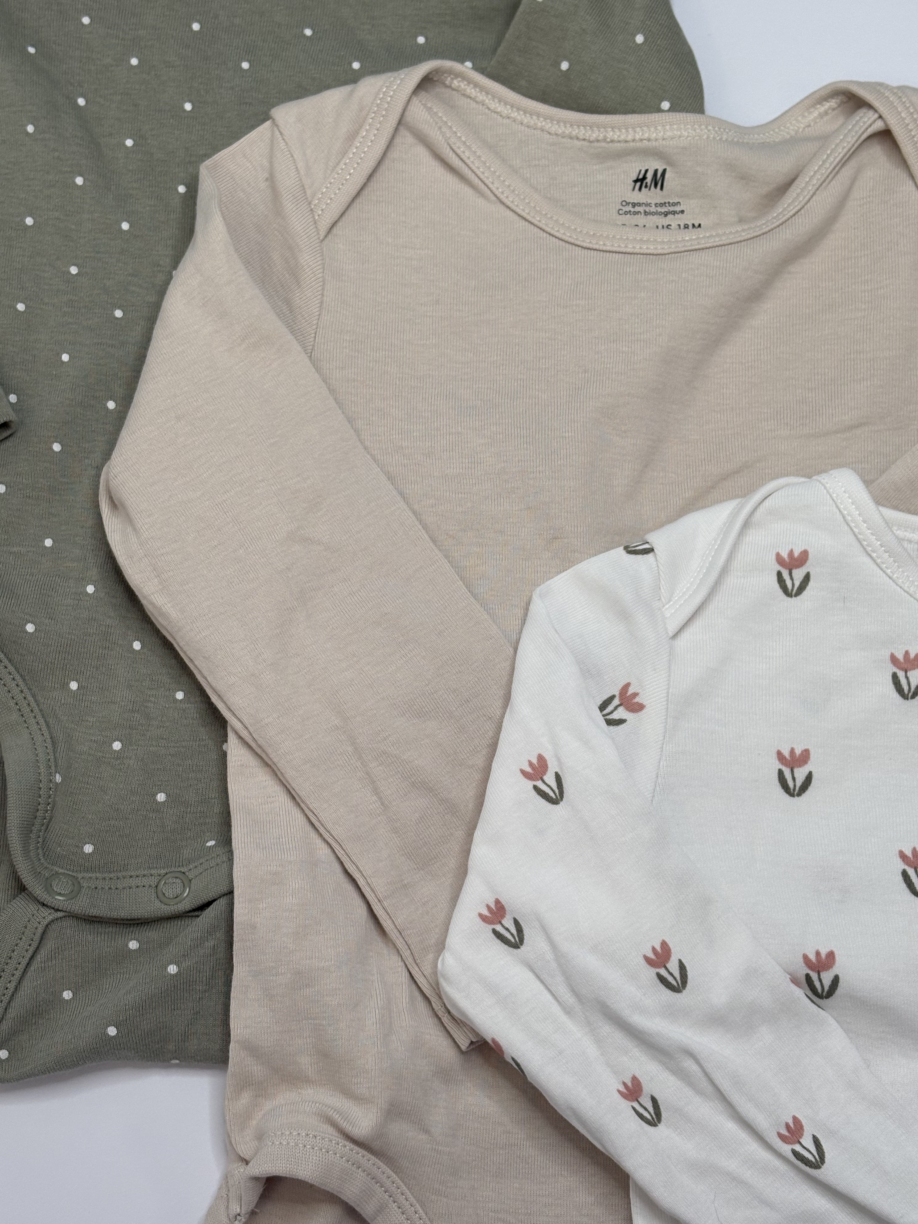 H&M BIO (3) cache couche 12-18 mois