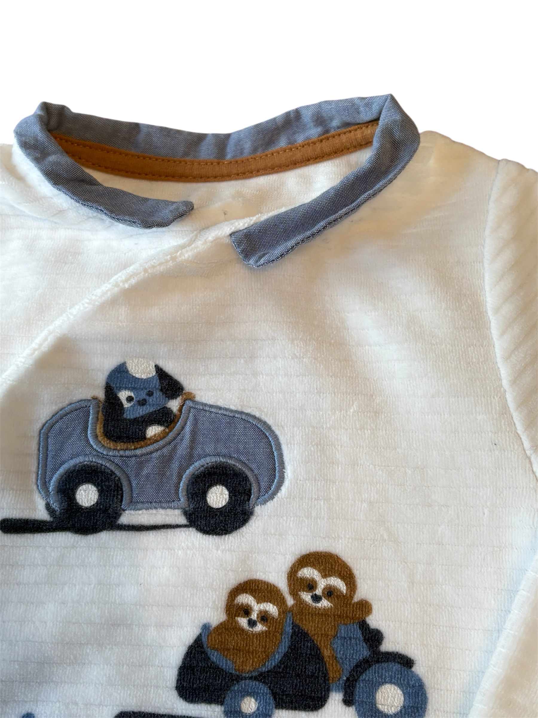 OBAÏBI Pyjama velours 12 mois