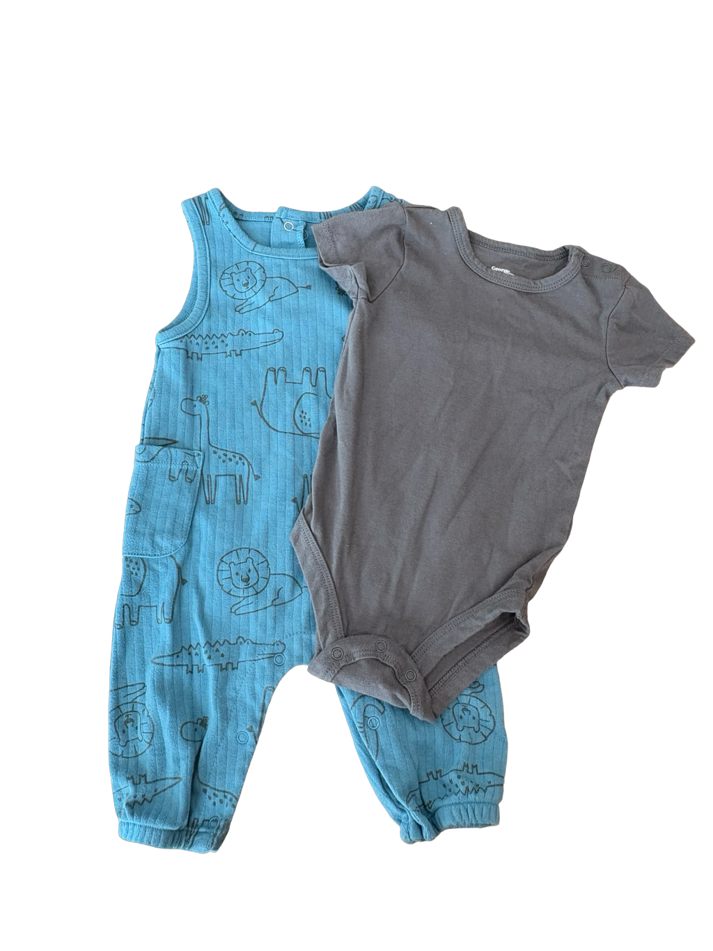 GEORGE Ensemble salopette 3-6 mois