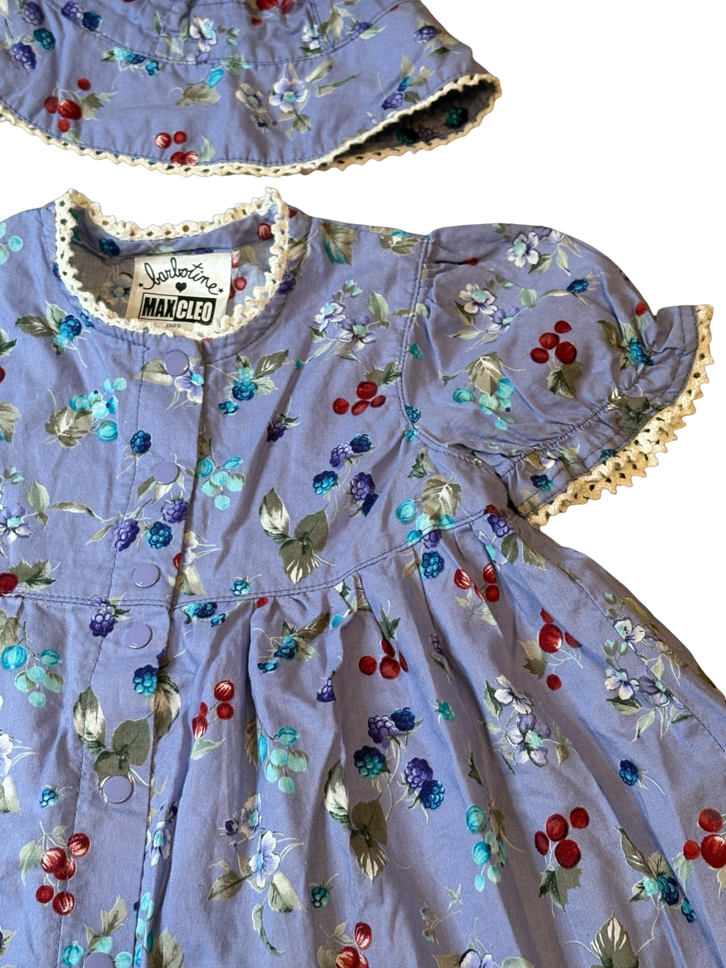 BARBOTINE PAR DOMINIQUE LARAMÉ Robe 12 mois *VINTAGE*