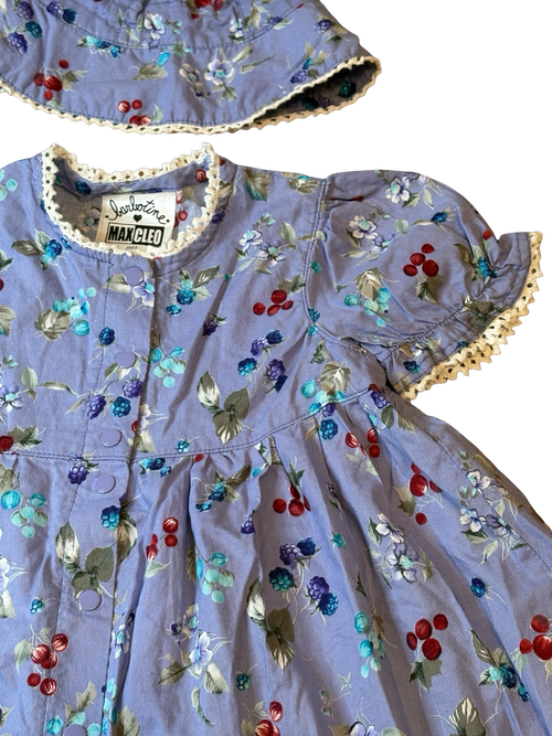 BARBOTINE PAR DOMINIQUE LARAMÉ Robe 12 mois *VINTAGE*