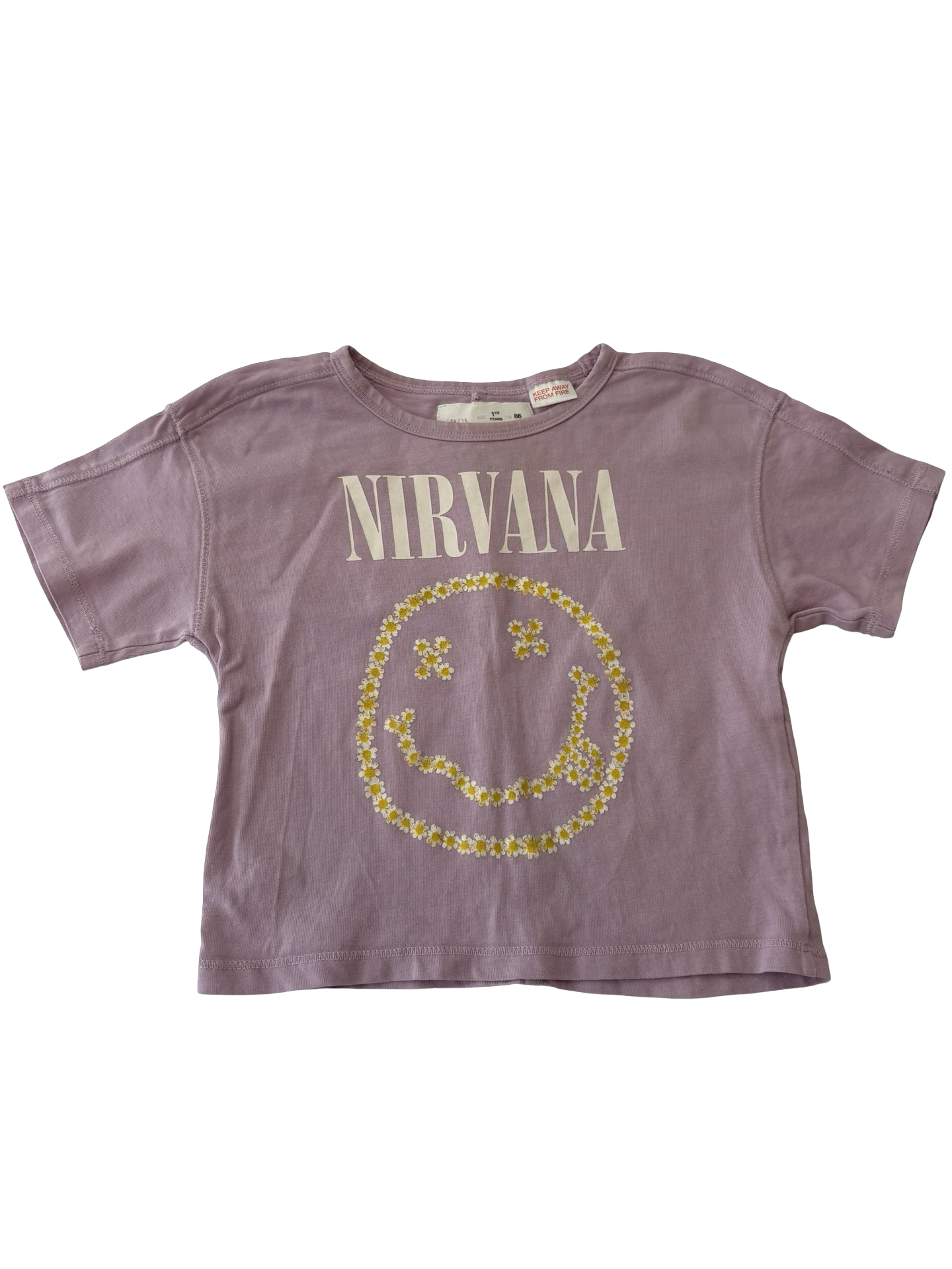 ZARA T-shirt 1.5-2 ans NIRVANA