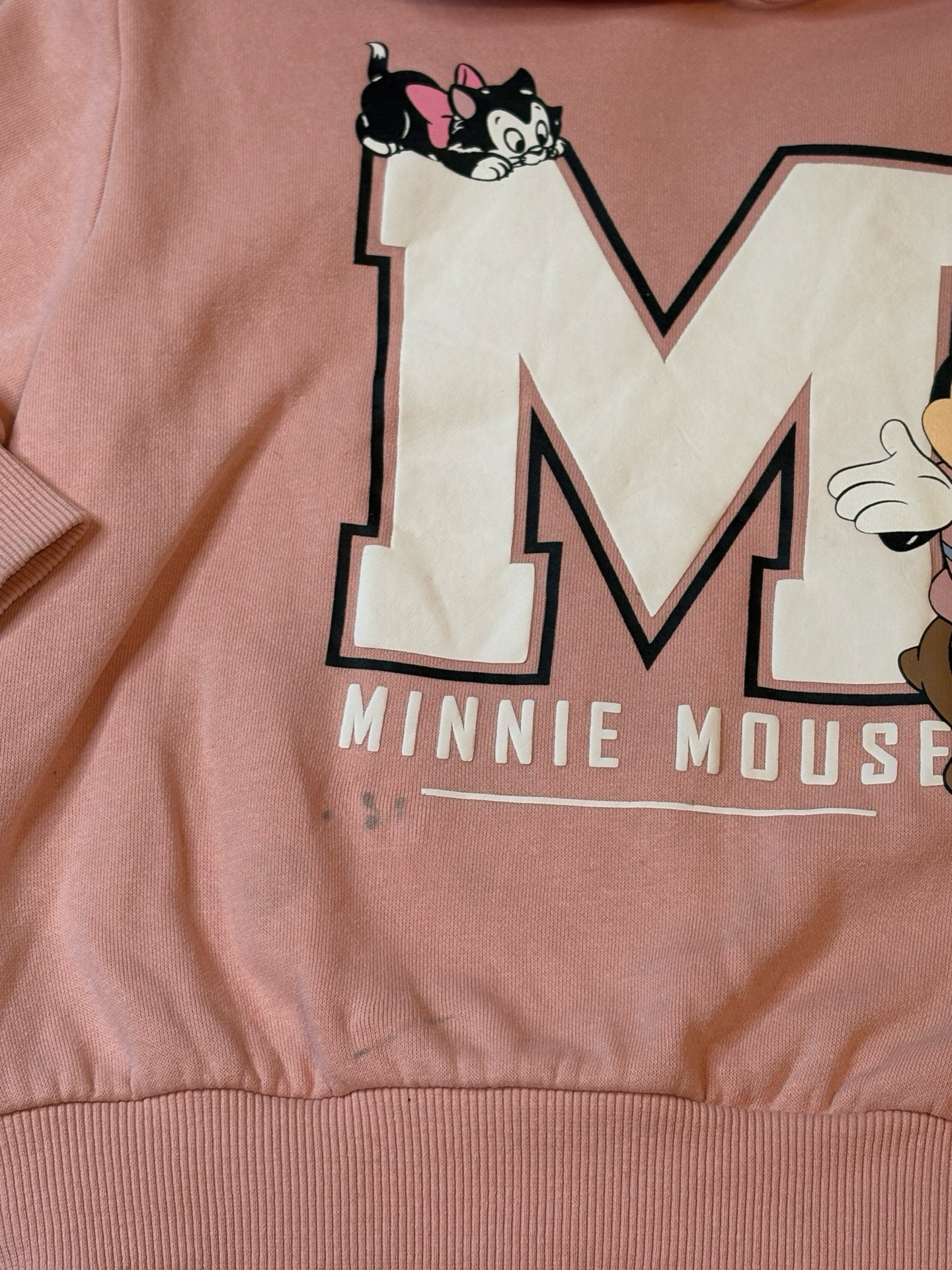 H&M X DISNEY Hoodie 3-4 ans *IMPARFAIT*