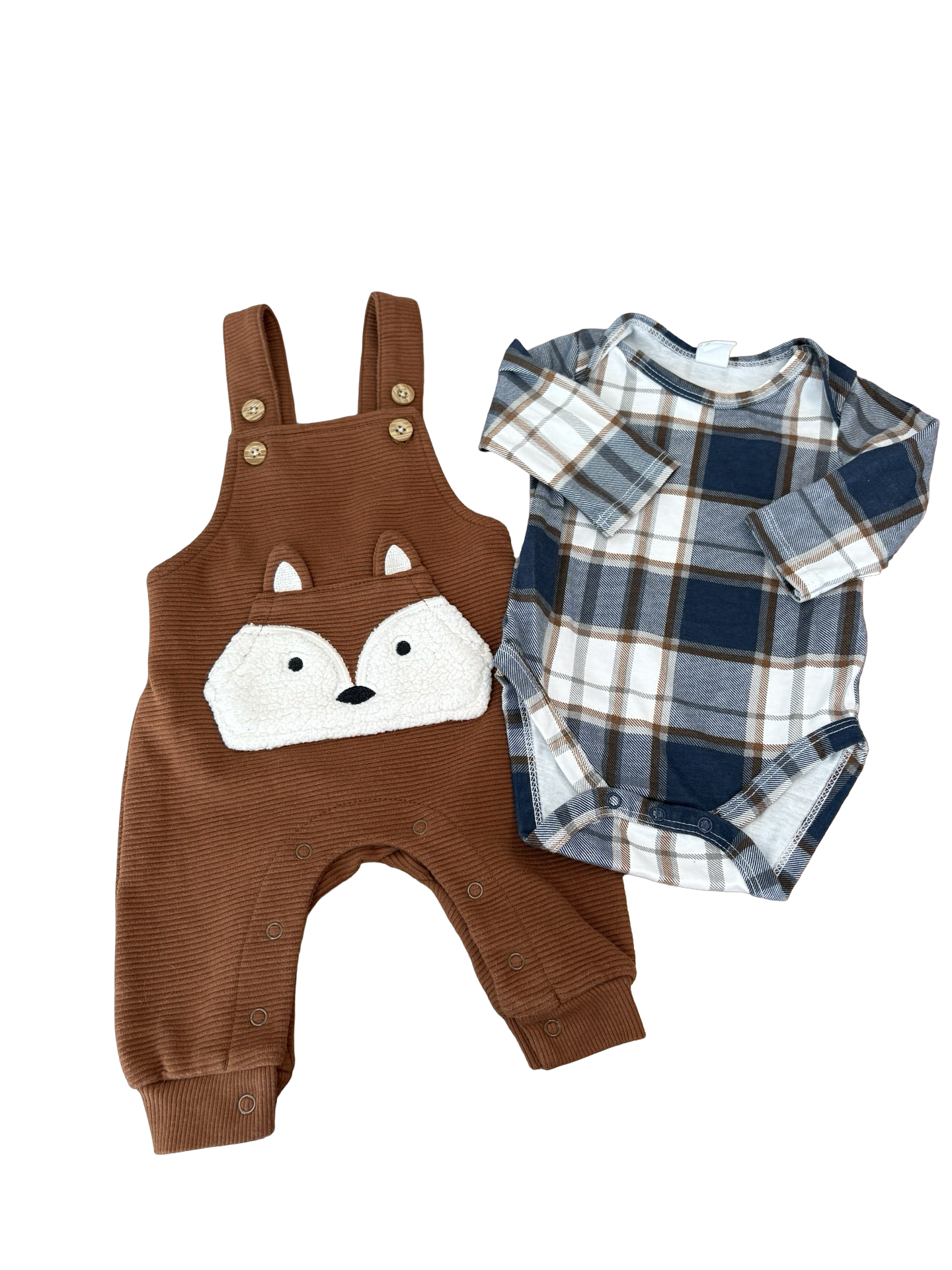 PL BABY Ensemble salopette 3 mois