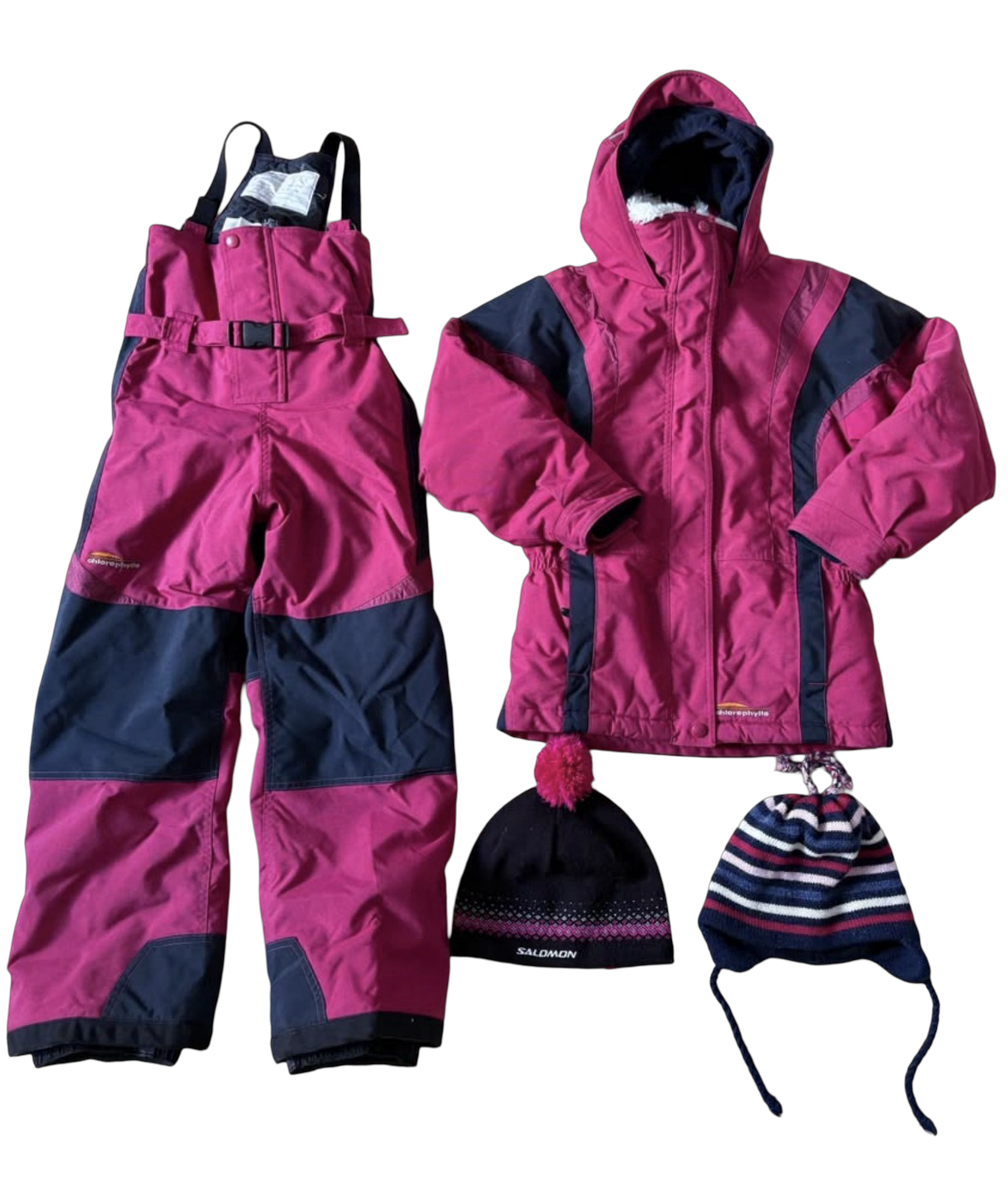 CHLOROPHYLLE Habit de neige + tuques 10 ans