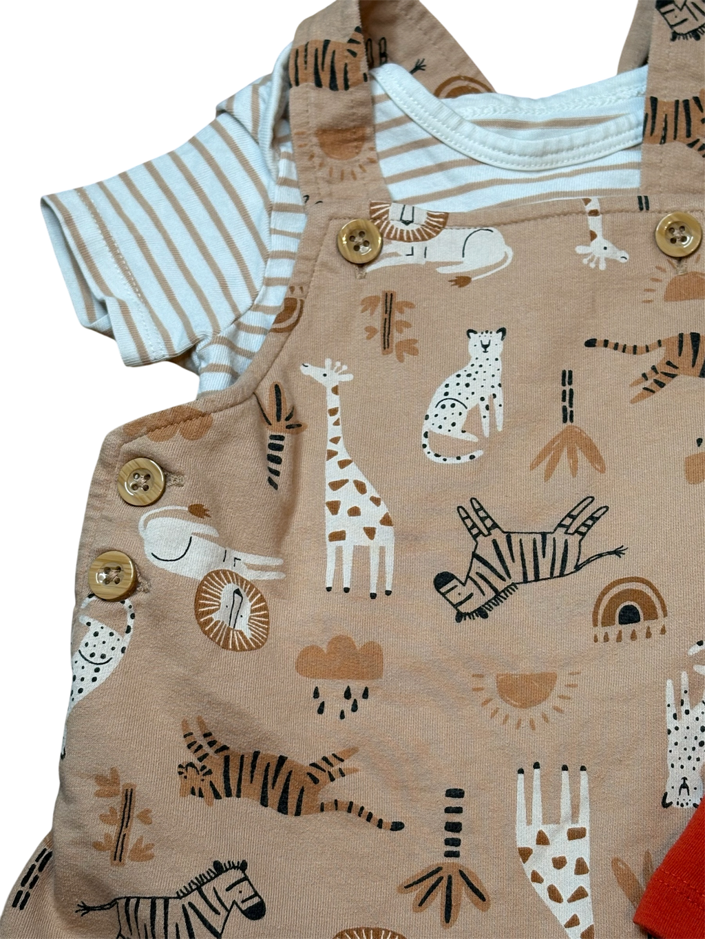 PEKKLE Ensemble salopette short 12 mois