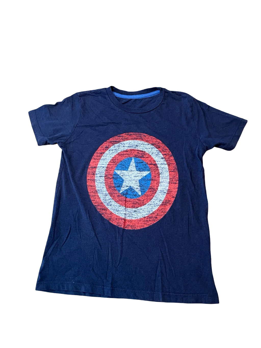 CAPITAINE AMERICA T-shirt 7 ans *IMPARFAIT*