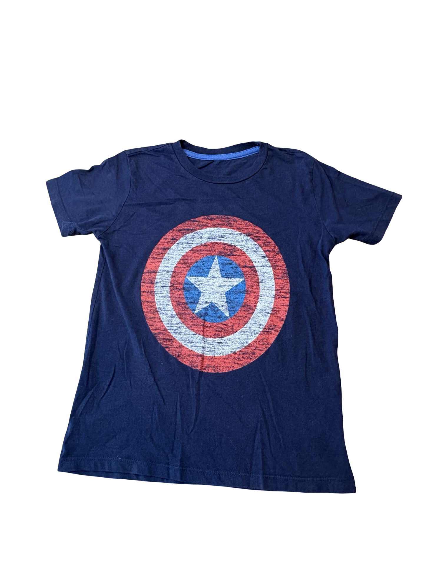 CAPITAINE AMERICA T-shirt 7 ans *IMPARFAIT*