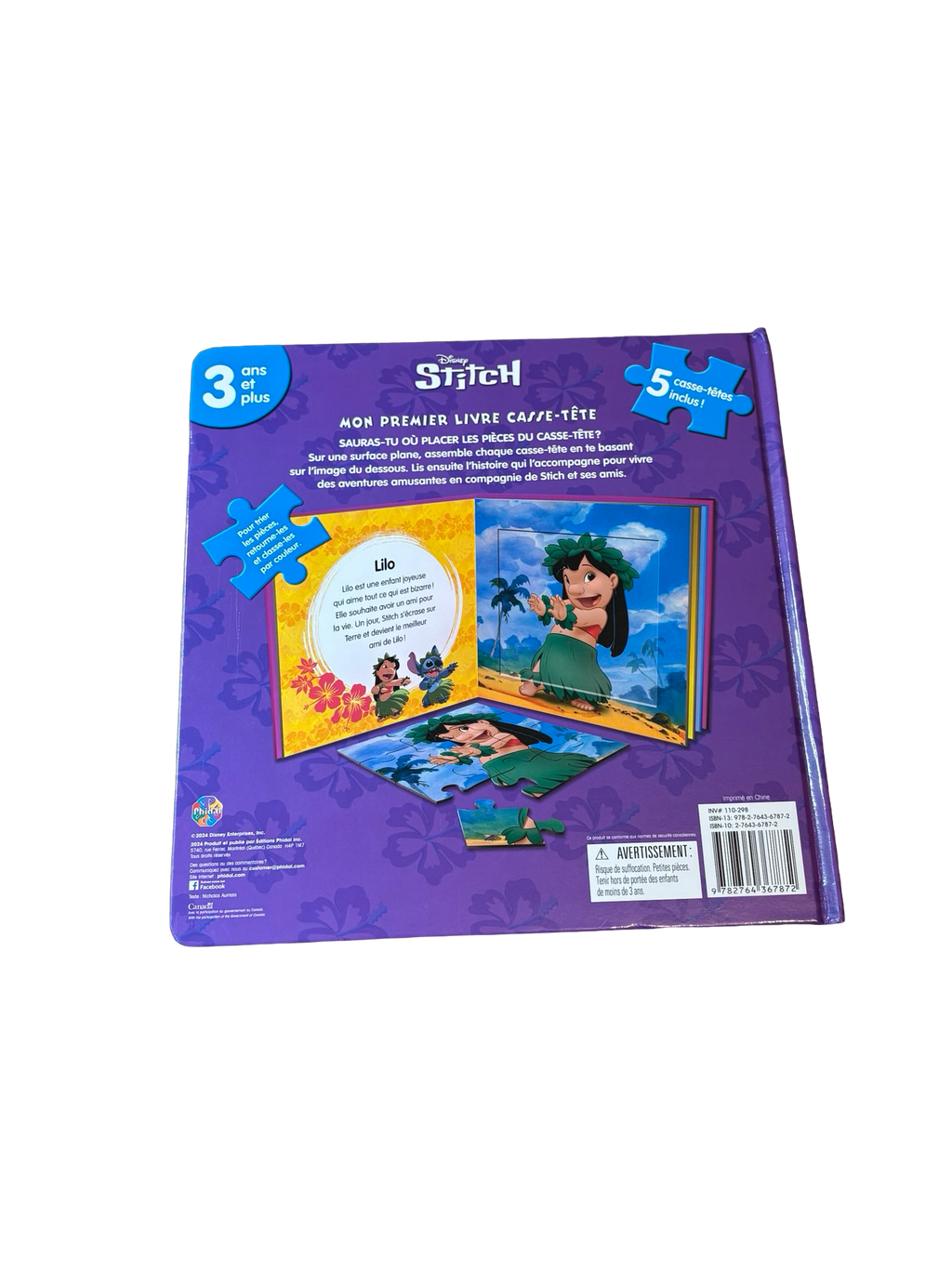 LIVRE DISNEY Casse-tête