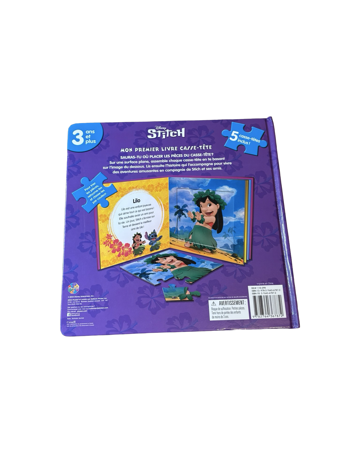 LIVRE DISNEY Casse-tête