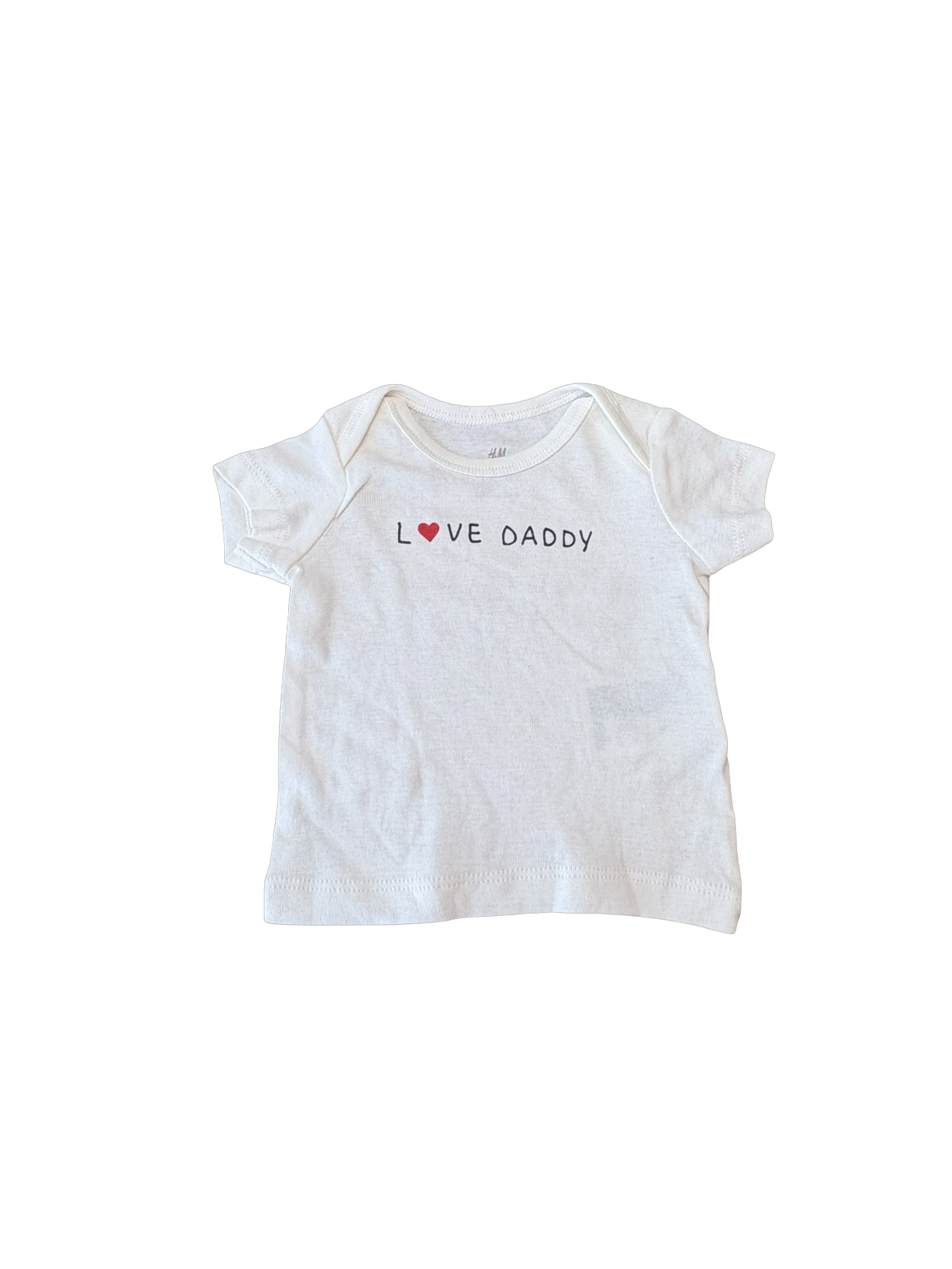 H&M T-shirt 0-1 mois