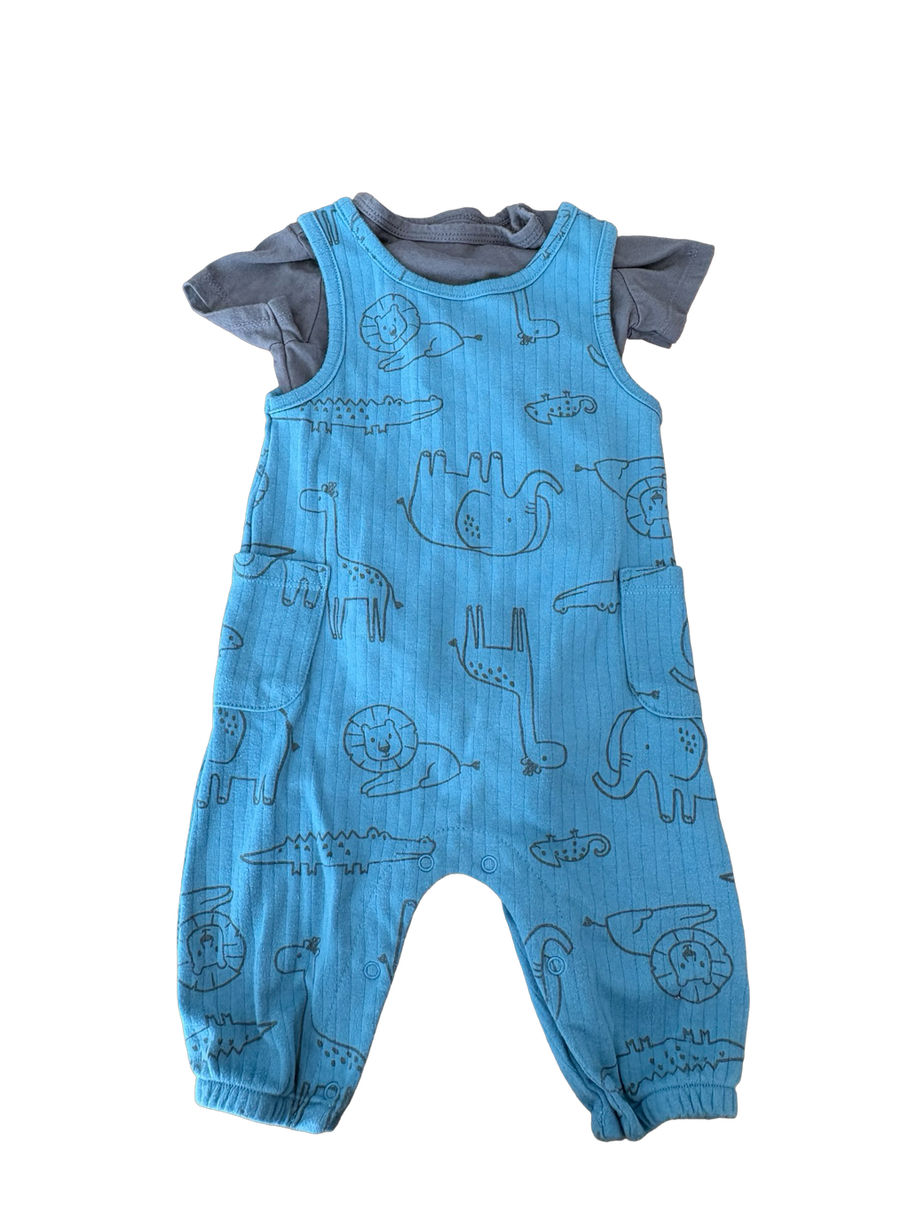 GEORGE Ensemble salopette 3-6 mois