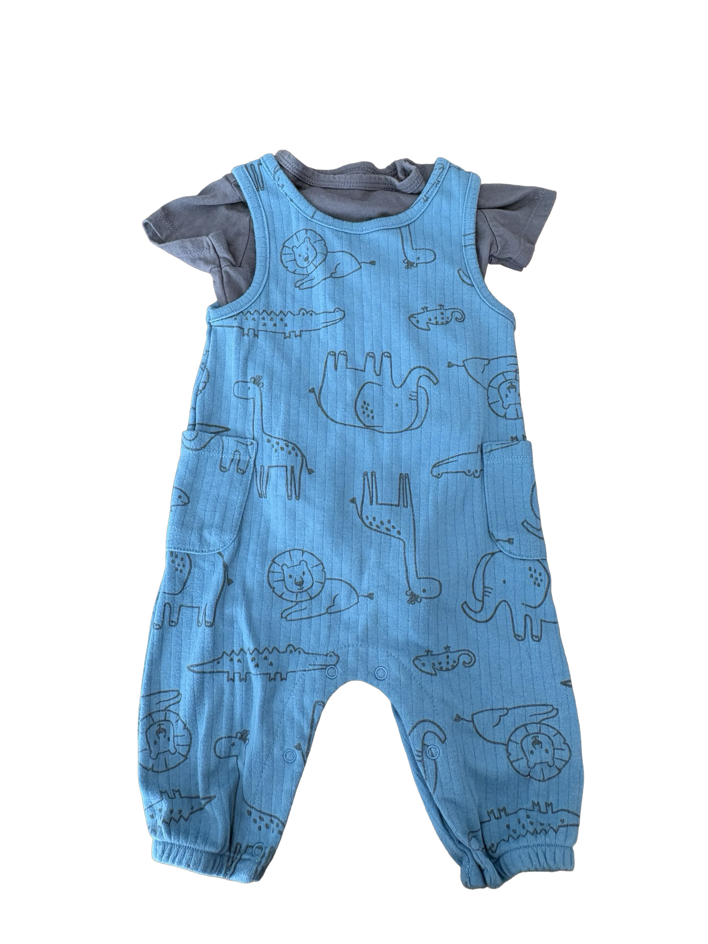 GEORGE Ensemble salopette 3-6 mois