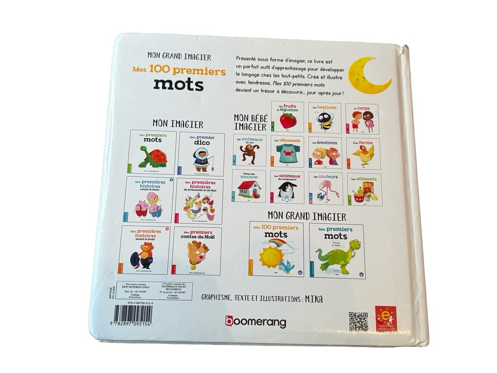 LIVRE Mes 100 premiers mots