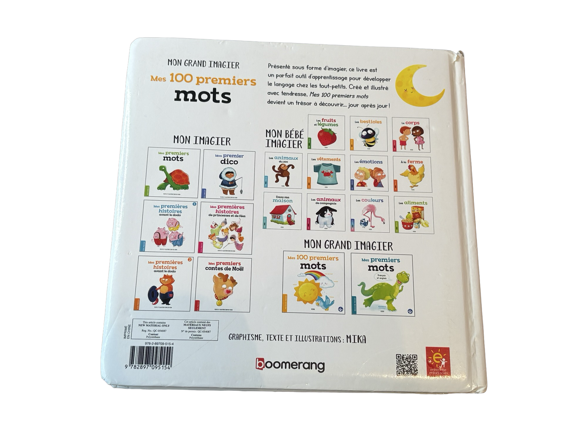 LIVRE Mes 100 premiers mots