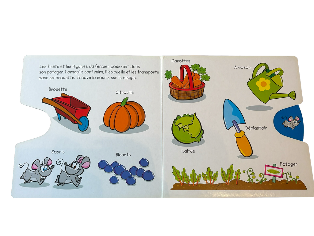 LIVRE La ferme / Je tourne, J’apprends